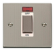Scolmore VPSS501WH - Ingot 1 Gang 45A DP Switch With Neon - White Deco Scolmore - Sparks Warehouse