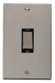 Scolmore VPSS502BK - Ingot 2 Gang 45A DP Switch - Black Deco Scolmore - Sparks Warehouse