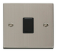 Scolmore VPSS622BK - 20A 1 Gang DP Switch - Black Deco Scolmore - Sparks Warehouse