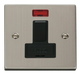 Scolmore VPSS652BK - 13A Fused Switched Connection Unit With Neon - Black Deco Scolmore - Sparks Warehouse