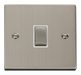 Scolmore VPSS722WH - 20A 1 Gang DP ‘Ingot’ Switch - White Deco Scolmore - Sparks Warehouse