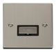 Scolmore VPSS750BK - 13A Fused ‘Ingot’ Connection Unit - Black Deco Scolmore - Sparks Warehouse