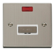 Scolmore VPSS753WH - 13A Fused ‘Ingot’ Connection Unit With Neon - White Deco Scolmore - Sparks Warehouse