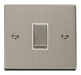 Scolmore VPSSWH-SMART1 - 1G Plate 1 Aperture Supplied With 1 x 10AX 2 Way Ingot Retractive Switch Module - White Deco Scolmore - Sparks Warehouse