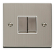 Scolmore VPSSWH-SMART2 - 1G Plate 2 Apertures Supplied With 2 x 10AX 2 Way Ingot Retractive Switch Modules - White Deco Scolmore - Sparks Warehouse