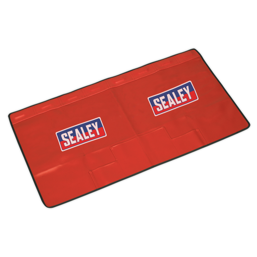 Sealey - VS856 Wing Cover with 4 Pockets Workshop Magnetic Vehicle Service Tools Sealey - Sparks Warehouse