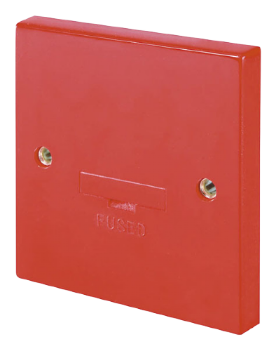 Scolmore WA049RD - 3A Fused Connection Unit - Red Essentials Scolmore - Sparks Warehouse