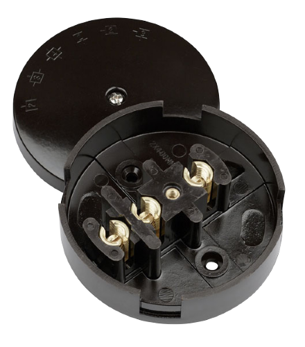 Scolmore WA077 - 30A Junction Box Selective Entry 3 Terminal – Brown Essentials Scolmore - Sparks Warehouse