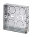 Scolmore WA092 - 1 Gang 16mm Deep Galvanised Steel K.O. Box Essentials Scolmore - Sparks Warehouse