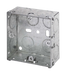 Scolmore WA095 - 1 Gang 35mm Deep Galvanised Steel K.O. Box Essentials Scolmore - Sparks Warehouse