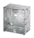 Scolmore WA097 - 1 Gang 47mm Deep Galvanised Steel K.O. Box Essentials Scolmore - Sparks Warehouse