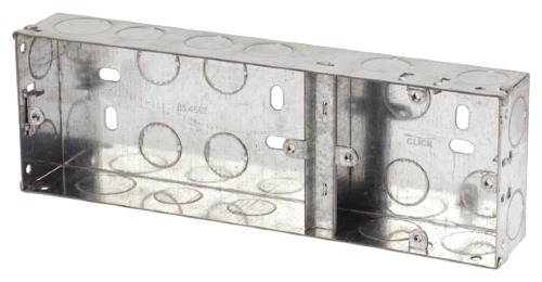 Scolmore WA102 - 1 + 2 Dual Accessory Box - 35mm Deep Essentials Scolmore - Sparks Warehouse