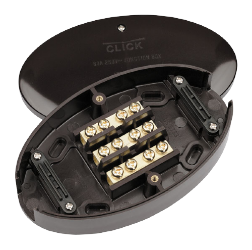 Scolmore WA222 - 60A Junction Box 3 Terminal – Brown Essentials Scolmore - Sparks Warehouse