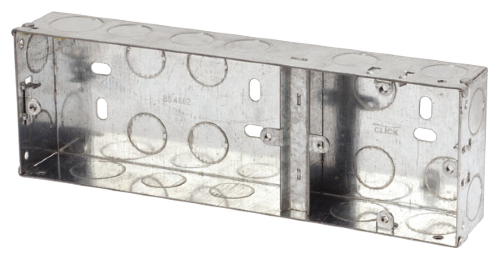 Scolmore WA375 - 1 + 2 Dual Accessory Box - 35mm Deep Essentials Scolmore - Sparks Warehouse