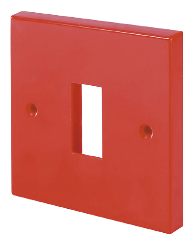 Scolmore WA401RD - Single Switch Plate Red – 1 Aperture Essentials Scolmore - Sparks Warehouse