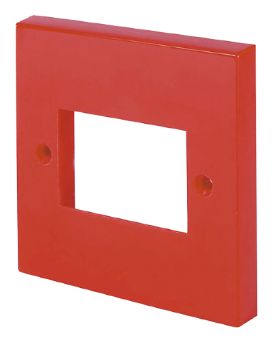 Scolmore WA403RD - Single Switch Plate Red – 3 Aperture Essentials Scolmore - Sparks Warehouse
