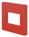 Scolmore WA403RD - Single Switch Plate Red – 3 Aperture Essentials Scolmore - Sparks Warehouse