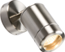 Knightsbridge WALL3 IP65 Stainless Steel Adjustable Single GU10 35W Fitting KB Knightsbridge - Sparks Warehouse