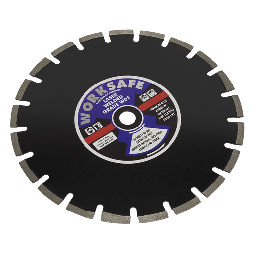 Sealey - WDT350 Asphalt/Tarmac Diamond Blade Ø350 x 25mm Consumables Sealey - Sparks Warehouse