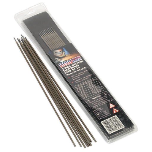 Sealey - WE1020 Welding Electrode Ø2 x 300mm Pack of 10 Consumables Sealey - Sparks Warehouse