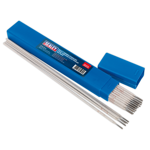 Sealey - WESS1025 Welding Electrodes Stainless Steel Ø2.5 x 300mm 1kg Pack Consumables Sealey - Sparks Warehouse