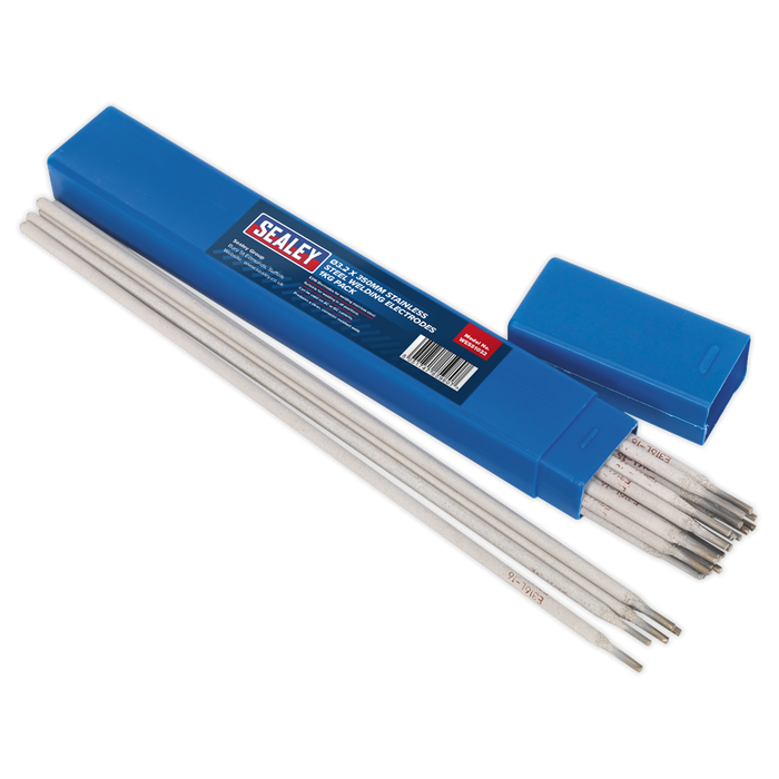 Sealey - WESS1032 Welding Electrodes Stainless Steel Ø3.2 x 350mm 1kg Pack Consumables Sealey - Sparks Warehouse