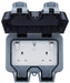 BG WP22WR Weatherproof  2 Gang Socket with Wi-Fi Extender Outdoor Sockets BG - Sparks Warehouse