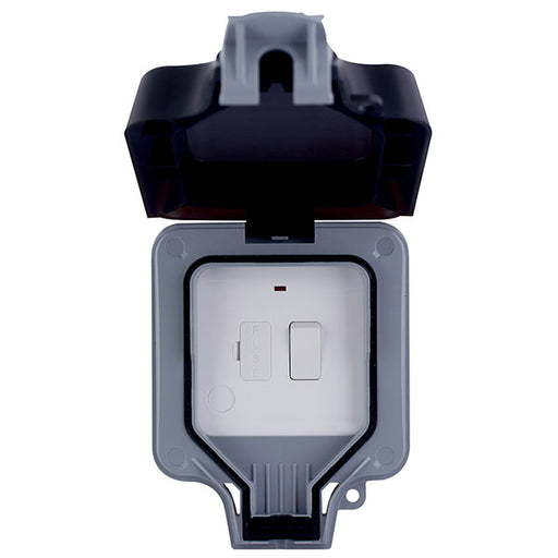 BG Nexus Storm WP53 Weatherproof Switched FUSED Connection Unit With Indicator - BG - sparks-warehouse