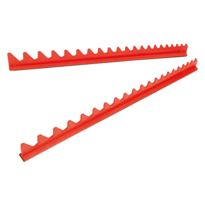 Sealey - WR02 Sharks Teeth Spanner Rack Magnetic 2pc Hand Tools Sealey - Sparks Warehouse