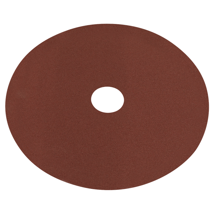 Sealey - WSD4100 Fibre Backed Disc Ø100mm - 100Grit Pack of 25 Consumables Sealey - Sparks Warehouse