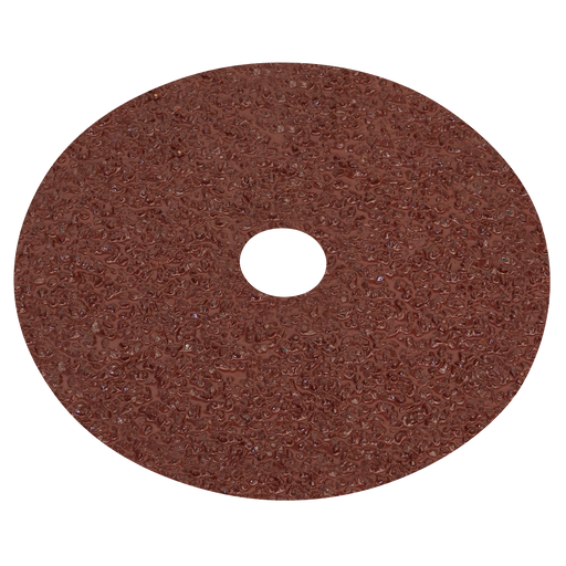 Sealey - WSD416 Fibre Backed Disc Ø100mm - 16Grit Pack of 25 Consumables Sealey - Sparks Warehouse