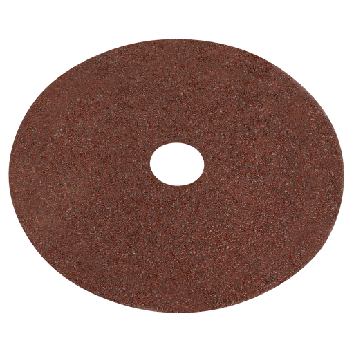 Sealey - WSD424 Fibre Backed Disc Ø100mm - 24Grit Pack of 25 Consumables Sealey - Sparks Warehouse