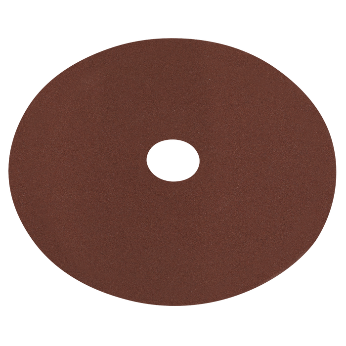Sealey - WSD45120 Fibre Backed Disc Ø115mm - 120Grit Pack of 25 Consumables Sealey - Sparks Warehouse
