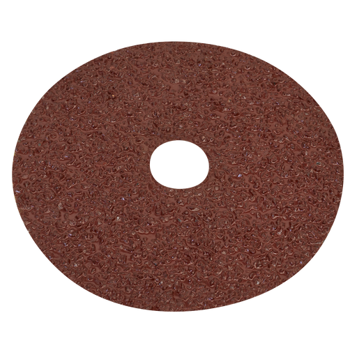 Sealey - WSD516 Fibre Backed Disc Ø125mm - 16Grit Pack of 25 Consumables Sealey - Sparks Warehouse