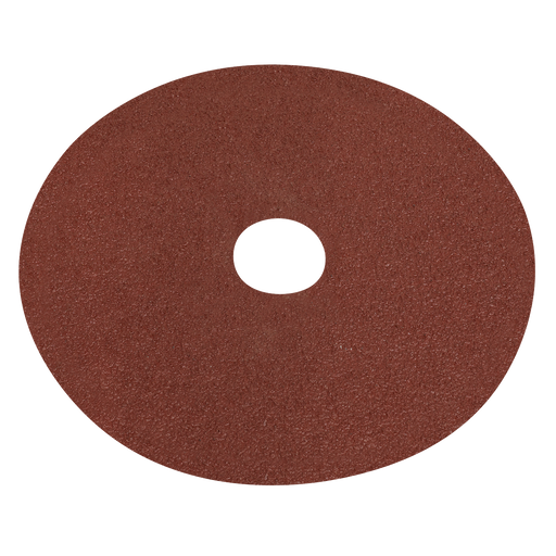 Sealey - WSD540 Fibre Backed Disc Ø125mm - 40Grit Pack of 25 Consumables Sealey - Sparks Warehouse