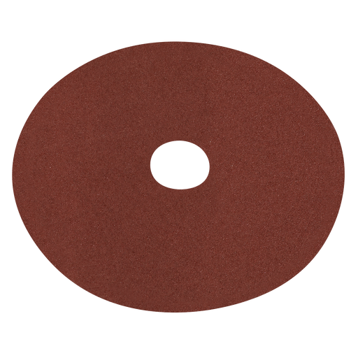 Sealey - WSD550 Fibre Backed Disc Ø125mm - 50Grit Pack of 25 Consumables Sealey - Sparks Warehouse