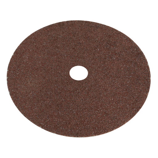Sealey - WSD724 Fibre Backed Disc Ø175mm - 24Grit Pack of 25 Consumables Sealey - Sparks Warehouse