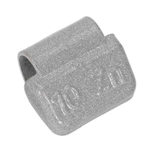 Sealey - WWAH10 Wheel Weight 10g Hammer-On Plastic Coated Zinc for Alloy Wheels Pack of 100 Consumables Sealey - Sparks Warehouse