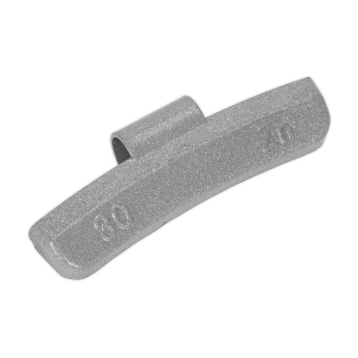 Sealey - WWAH30 Wheel Weight 30g Hammer-On Plastic Coated Zinc for Alloy Wheels Pack of 100 Consumables Sealey - Sparks Warehouse
