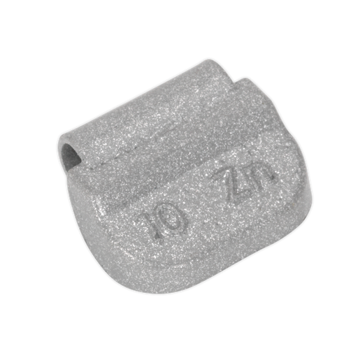 Sealey - WWSH10 Wheel Weight 10g Hammer-On Zinc for Steel Wheels Pack of 100 Consumables Sealey - Sparks Warehouse