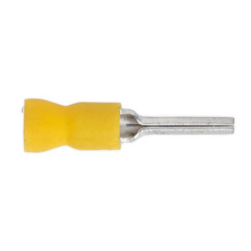 Sealey - YT23 Easy-Entry Pin Terminal 14 x Ø2.9mm Yellow Pack of 100 Consumables Sealey - Sparks Warehouse