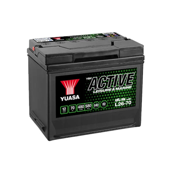 YUASA - L26-70 YUASA BATTERY LEISURE (685E) 70AH 480CCA
