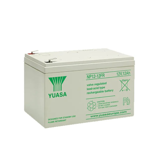 YUASA - NP12-12FR  YUASA BATTERY 12V 12AH VRLA FLAME RET