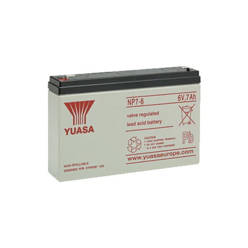 YUASA - NP7-6 YUASA BATTERY  6V 7AH VRLA