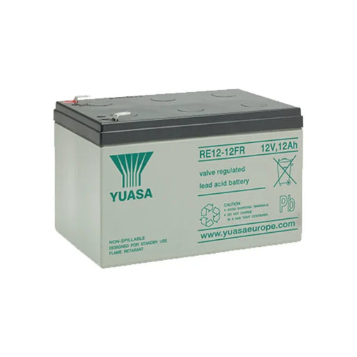 YUASA - RE12-12FR YUASA 12V 12AH FLAME RET VRLA