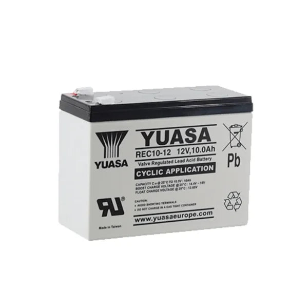 YUASA - REC10-12 YUASA BATTERY 12V 10AH CYCLIC