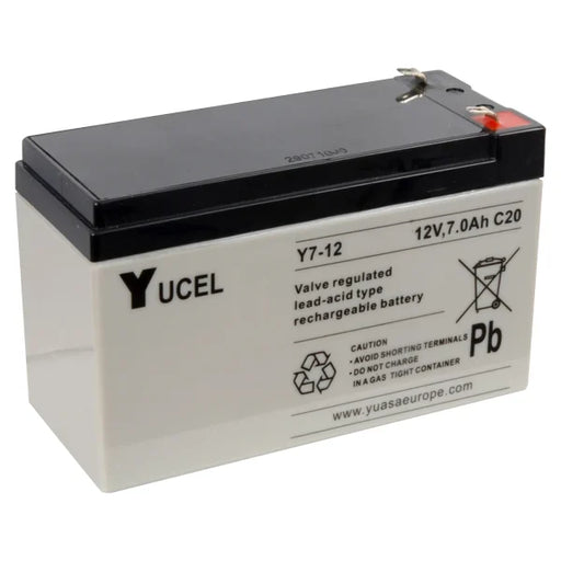 YUASA - Y7-12 YUASA YUCEL BATTERY 12V 7AH VRLA