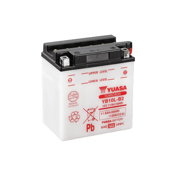 YUASA - YB10L-B2(CP) YUASA BATTERY 12V 11AH WITH ACID PACK
