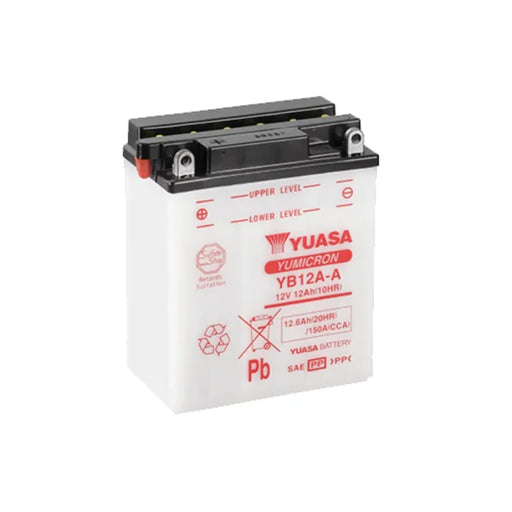 YUASA - YB12A-A (CP) YUASA BATTERY 12V 12AH WITH ACID PACK