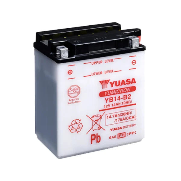YUASA - YB14-B2 (CP) YUASA BATTERY 12V 14AH (514014FP)